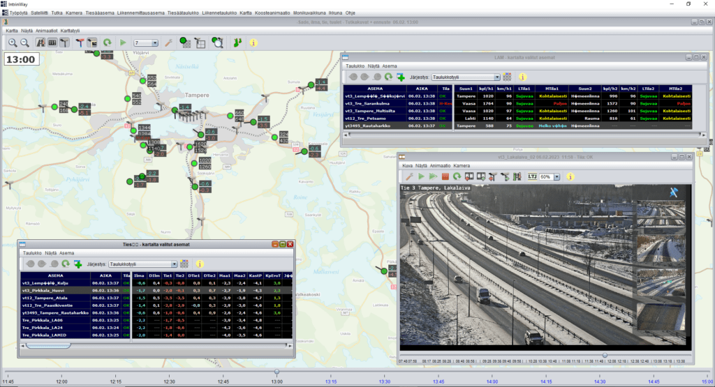 road weather information system map window